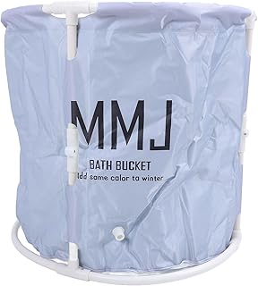 Foldable Bathtub, Portable Freestanding Soaking Tub with Spa and Ice Bath Features for Adults and Children, Shower Stall, Separate Family Bathroom (Full of Stars)