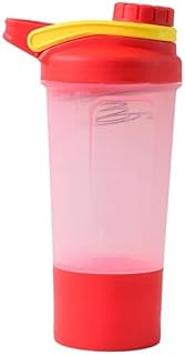 Shaker Bottle 550 ml – Manual Stirring Fitness Shaker Bottle with Mixing spring, Protein Mixer Cup for Gym, Sports, Smoothies & Meal Replacement, Leak-Proof& Portable Drink Bottle (Pack of 1)