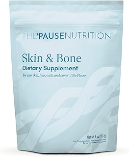 The 'Pause Life Skin & Bone, Verisol & Fortibone Collagen Peptides, Powder Formula with Hyaluronic Acid and Vitamin C, Gluten Free Supplement, Skin, Nails & Hair Support, Unflavored, Easy to Mix 6 OZ