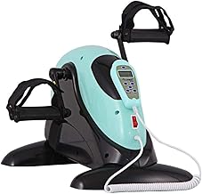 Electric Exercise Bike Pedal Exerciser Under Desk Elliptical Bike Arm&Leg Cycle Exercise Bike w/LCD Display Cycling Trainer Without Resistance