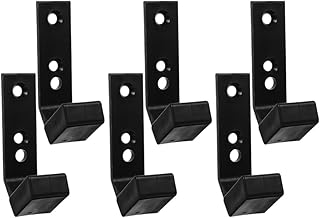 Alasum 6pcs Barbell Holder Wall Mount Barbell Storage Rack Hooks 40x55x100cm Pa/pp Gym Equipment Rack for Home Gym Weight Lifting Accessories