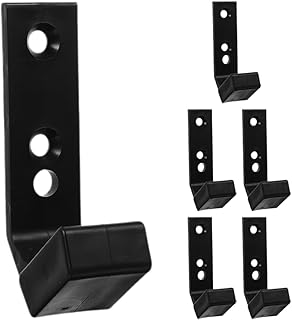 6pcs Barbell Holder Wall Mount Rack Pa/pp Material Bumper Plate Storage Gym Accessories Weightlifting Organizer for Home and Commercial Gym