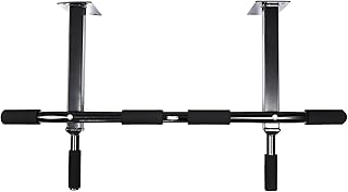 Adjustable Steel Pull-up Bar Home Gym Horizontal Fitness Bar Multi-functional Upper Body Workout Equipment Indoor Exercise Accessories