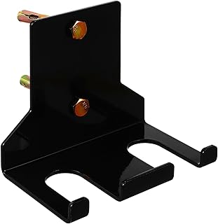 Wall-mounted Barbell Rod Rack and Gym Dumbbell Holder, Heavy-duty Steel Construction with Dual Hooks, Household Weight Storage for Home Fitness and Strength Training Equipment