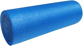 HEALLILY Yoga Massage Roller Foam Cylinder Epe Solid Fitness Balance Roller for Physical Therapy and Muscle Release, Blue 30x15cm, Yoga Accessory for Workout