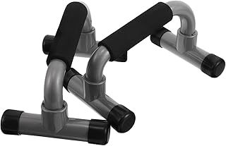 H-type Push up Bars 1 Pair Parallettes Bars Home Gym Exercise Handles Stable Pushups Equipment for Chest Muscle Training Men Women Floor Workout Trainer