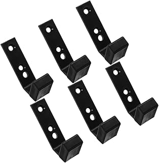 6pcs Wall Mounted Barbell Rack Barbell Storage Hooks 40x55x100cm Pa/pp Heavy-duty Weight Bar Holder Gym Dumbbell Stand Home Gym Organizer