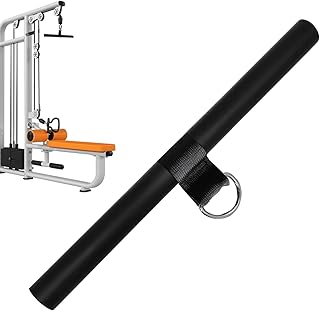 Pulley Machine Handle, Cable Exercise Attachment, LAT Press Down, Fitness Gym Equipment, Bodybuilding Strength Tool, Core Muscles Bar, Back Shoulder Triceps for Men Athletes Players