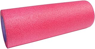 Vaguelly Yoga Massage Roller Foam Fitness Balance Stick Epe Solid Column Pink 30x15cm Yoga Accessory for Muscle Relief and Pilates Exercise