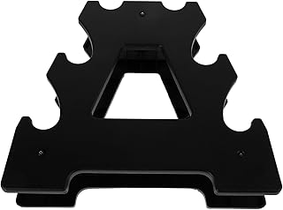 Dumbbell Rack Weight Stand Portable Hand Weight Rack with Barbell Holder Compact Home Gym Storage Organizer for Strength Training Equipment