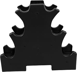 SUPVOX Dumbbell Storage Rack Weight Holder Stand 3-tier Plastic Dumbbell Rack Organizer for Home Gym Fitness Equipment