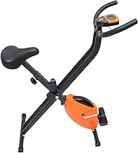 YARNOW Stationary Exercise Bike Indoor Fitness Equipment with Adjustable Resistance, Home Gym Workout Bike for Cardio Training and Weight Loss, shape Frame Design