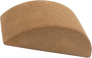 Yoga Balance Block Cork Half Moon Non-skid Core Strength Training Brick for Fitness Yoga Equipment Daily Use Support and Stability Aid