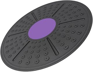 Balance Training Board Yoga Balance Board Purple Non-slip Indoor Rehabilitation Stability Trainer for Core Strength and Coordination