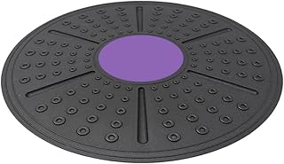 Balance Training Board Sensory Fitness Equilibrium Pedal Purple Non-slip Indoor Yoga Balance Trainer for Rehabilitation and Core Stability Exercises
