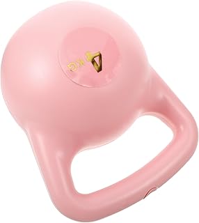Water-fillable Kettle Bell Dumbbell 4kg Pink Yoga Hand Weight Training Dumbbell Home Fitness Equipment for Women Arm and Glute Workout