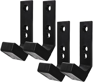 4pcs Barbell Holder and Weight Plates Storage Rack Wall Mount, 40x55x100cm Pa/pp Material Gym Barbell Organizing Hanger for Home and Commercial Weightlifting