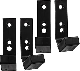 4pcs Barbell Rack Wall Mounted Dumbbell Rod Storage Stand Weight Plate Holder Heavy Duty Pa/pp Material Fitness Gym Accessories