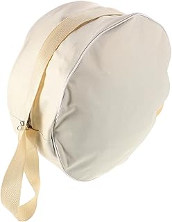 Yoga Wheel Bag Yoga Mat Carrier Beige Portable Storage Pouch with Adjustable Shoulder Strap and Multiple Pockets and Roller Accessories