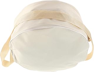 Yoga Wheel Bag Yoga Mat Carrier Beige Multiple Storage Pockets Sturdy Fitness Carrying Case for Women’s Gym Accessories