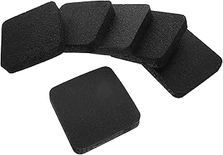 Didiseaon 6pcs Anti-Slip Rubber Treadmill Pads Noise-Absorbing Vibration Mat Thick Shockproof Soundproof Floor Protector for Home Fitness Equipment