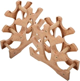 2pcs Dumbbell Rack Weight Stand Small Three-tier Wooden Dumbbell Placement Rack Home Gym Storage Organizer for Strength Training Equipment