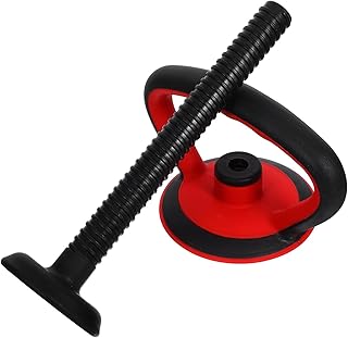 Adjustable Kettlebell Handle Grip Base and Nut Set, Steel Weightlifting Barbell Connecting Accessories for Home Gym Strength Training and Exercise Conversion