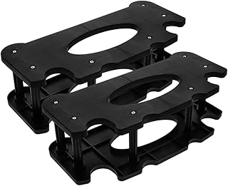 Artibetter 2pcs Dumbbell Rack Stand Plastic Weight Holder Organizer Barbell Storage for Home Gym Strength Training Equipment