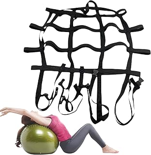 Yoga Exercise Strap | Backflip Auxiliary Band, Stretching Strength Tool, Compact Adjustable Belt | Comfortable Non Slip Material, Versatile Workout Use | Pilates Gym Home Fitness Sports Training