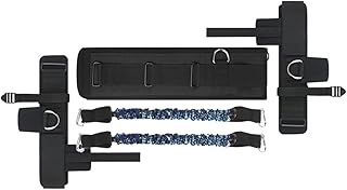 YARNOW Ankle Resistance Bands and Leg Strengthening Tubes, 100lbs Workout Equipment Set for Indoor Jump Training and Home Fitness