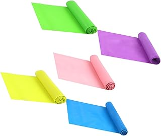 YARNOW Resistance Bands Workout Bands Set 5pcs Elastic with Cable Attachments Leg Straps for Home Fitness Strength Training