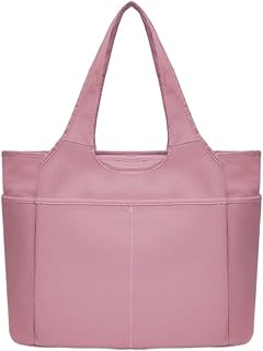 Large Capacity Sports Tote Bag Travel Gym Duffle Bag with Multiple Pockets for Fitness Camping Travel(Pink)